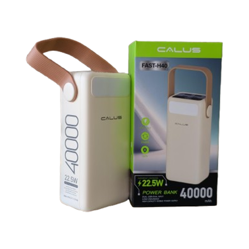 Powerbank Calus 40000mAh CA-P401M – Charge Rapide 22.5W Affichage LED