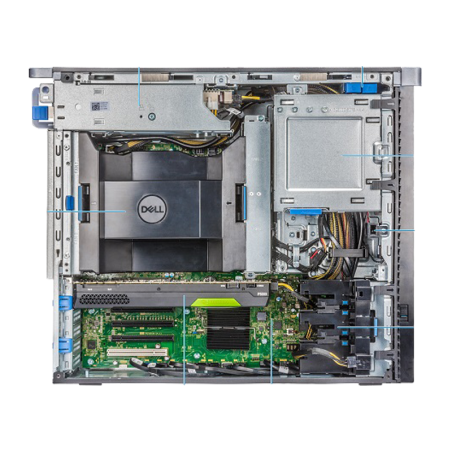 Dell Precision 7820 Xeon 4114, 192Go RAM, SSD 256Go + HDD 1To, Radeon Pro WX 5100​