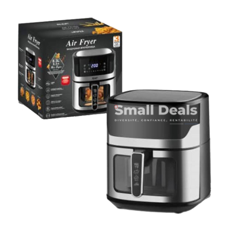 Friteuse à Air Numérique 12L 2400W avec Écran Tactile – Cuisson Saine et Rapide – Idéale pour Familles Nombreuses