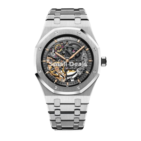 Montre Audemars Piguet Royal Oak Squelette 41 mm – Acier Inoxydable – Mouvement Double Balancier – Cadran Squeletté