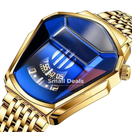 Montre Diesel LED Rotative Vision Gold Edition – Affichage LED Tactile – Étanche 30 m