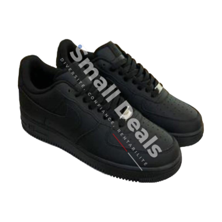 Nike Air Force 1 '07 Homme – Cuir Noir et Blanc– Style Urbain et Confort Légendaire