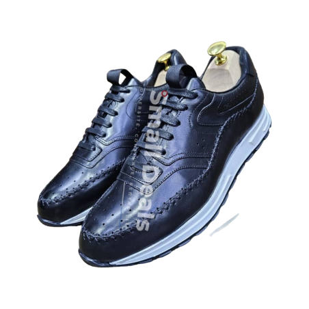 Berluti Paris Baskets Basses Homme en Cuir – Coloris Marron, Noir et Bleu – Élégance Italienne Contemporaine