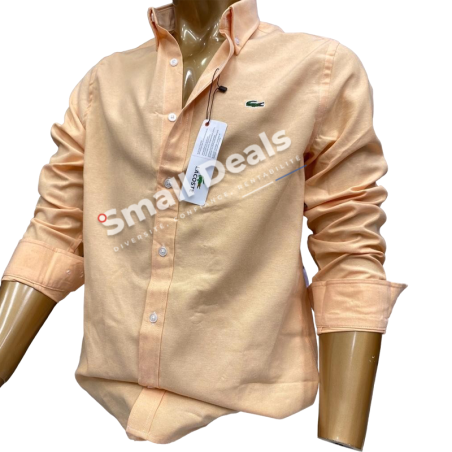 Chemise Lacoste Homme Manches Longues – Coupe Droite en Coton