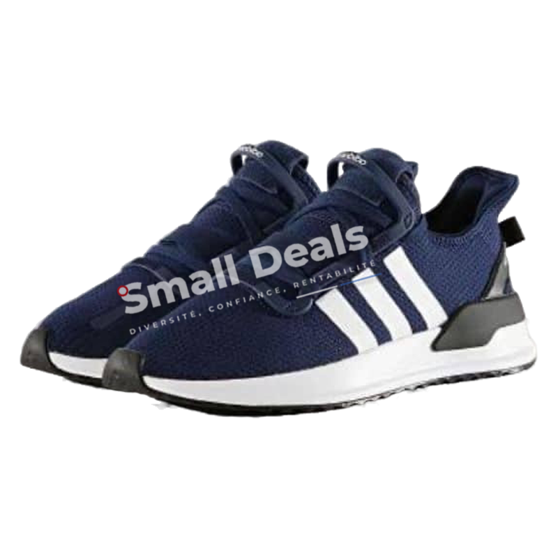 Adidas U_Path Run Homme – Bleu Marine avec Détails Blancs et Noirs