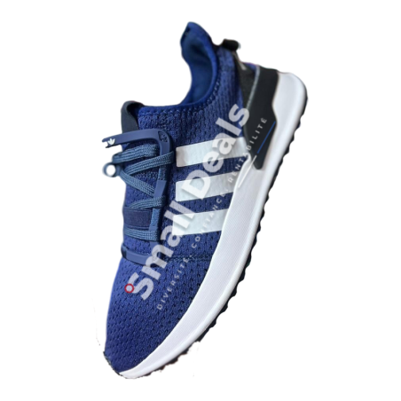 Adidas U_Path Run Homme – Bleu Marine avec Détails Blancs et Noirs