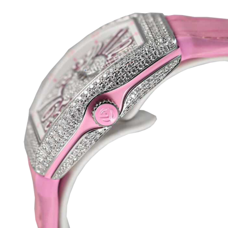 Franck Muller Long Island Color Dreams Femme 25 × 42 mm Acier & Cadran Multicolore