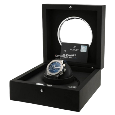 Montre Homme Hublot Classic Fusion 42 mm – Automatique HUB1110 – Boîtier Titane/Acier – Bracelet Caoutchouc Noir