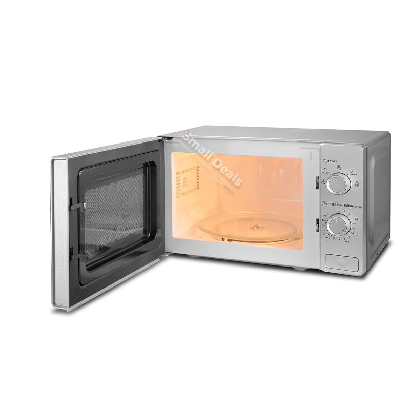 Micro-ondes MIDEA MM720CGE-WT – 20L, 700W, Décongélation Rapide, Design Compact