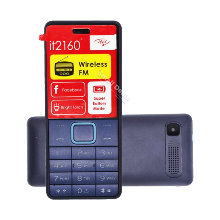 Téléphone à Bouton ITEL 2160 – Double SIM, Compact et Autonome