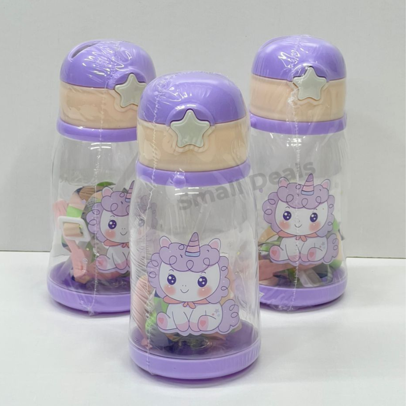 Gourde Enfant Licorne – 500ml – Motif Licorne Mignonne – Anti-Fuite