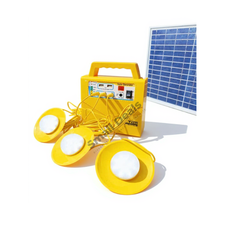 Générateur solaire multifonction avec radio, USB et charge téléphone