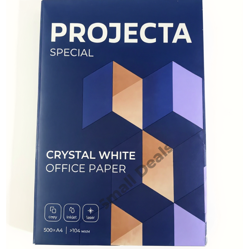 Ram de papier CRYSTAL WHITE Office Paper – 500 feuilles A4