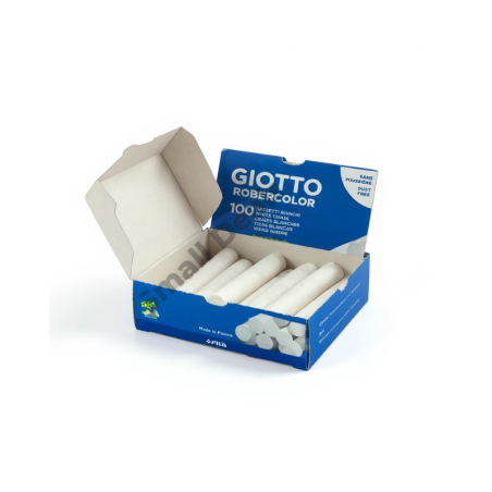 Boîte de 100 Craies Blanches – GIOTTO