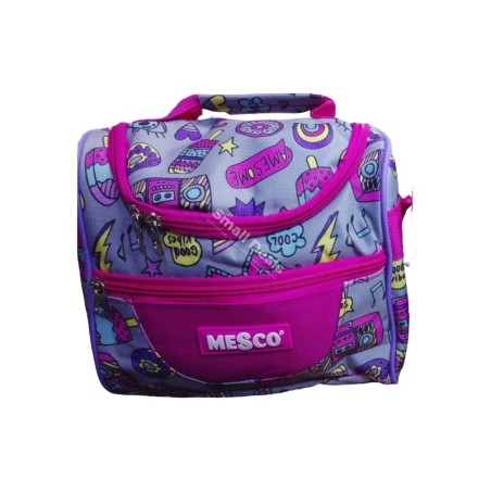 Sac Gamelle Isotherme Double Compartiment Motif – Sac Repas Coloré Cameroun