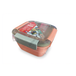 Lunch Box Msure – Gamelle Rose et Gris