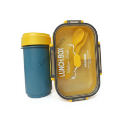 Lunch Box Fashion – Gamelle + Gourde + Cuillère + Fourchette