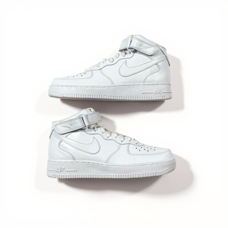 Nike Air Force Montante - Blanche - Pointure 38 à 45 - Sneakers Confortables - Unisexe