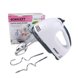 SCARLETT NO.HE-133 Hand Mixer– Batteur électrique puissant et pratique