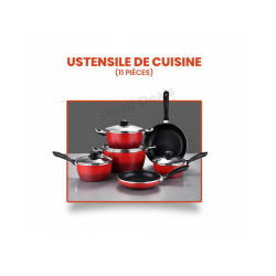 Ensemble casseroles et poêle – Céramique antiadhésive avec poignée