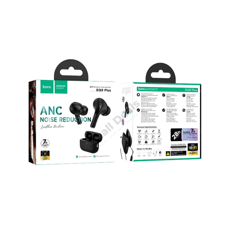 Écouteurs Sans Fil HOCO EQ9 – Bluetooth stable et confort au quotidien