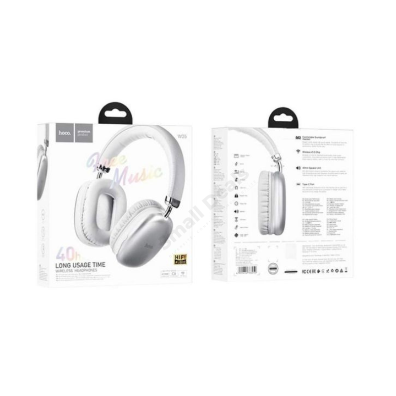 HOCO W35 – Casque Bluetooth sans fil, autonomie longue durée 40h