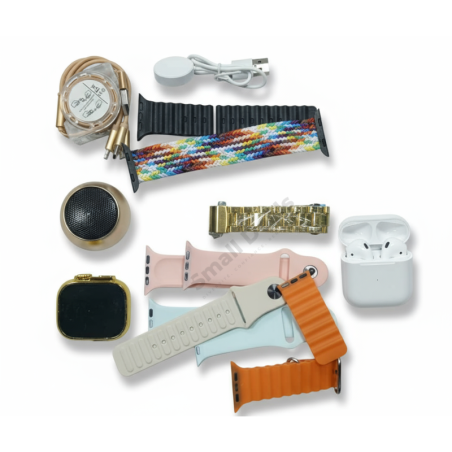 H92 Ultra 3 Big 2.0 Smart – Montre Connectée Multifonction avec Écouteurs Sans Fil et Accessoires