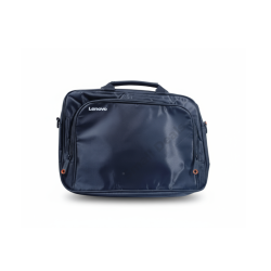 Sac Bandoulière pour Ordinateur Portable - Noir - Polyester Imperméable - Poche Frontale Zippée