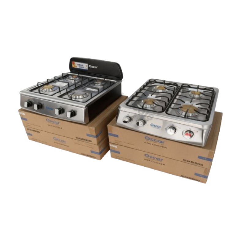 Plaque à gaz OSCAR OSC-500-TS – 4 foyers 20", pratique et robuste