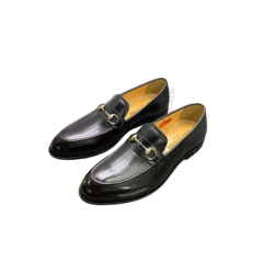 Mocassins à Mors Jalan Sriwijaya – Cuir Haut de Gamme – Boucle Métallique – Homme Élégant
