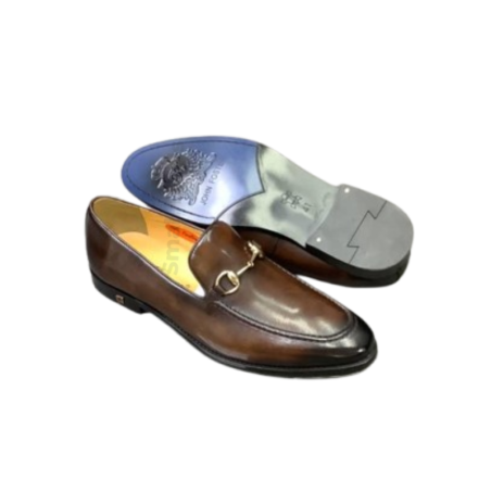 Mocassins à Mors Jalan Sriwijaya – Cuir Haut de Gamme – Boucle Métallique – Homme Élégant