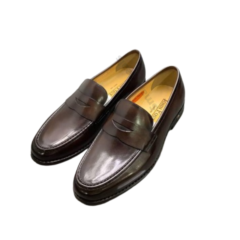 Mocassins Penny Loafer Noir Homme – Cuir Véritable