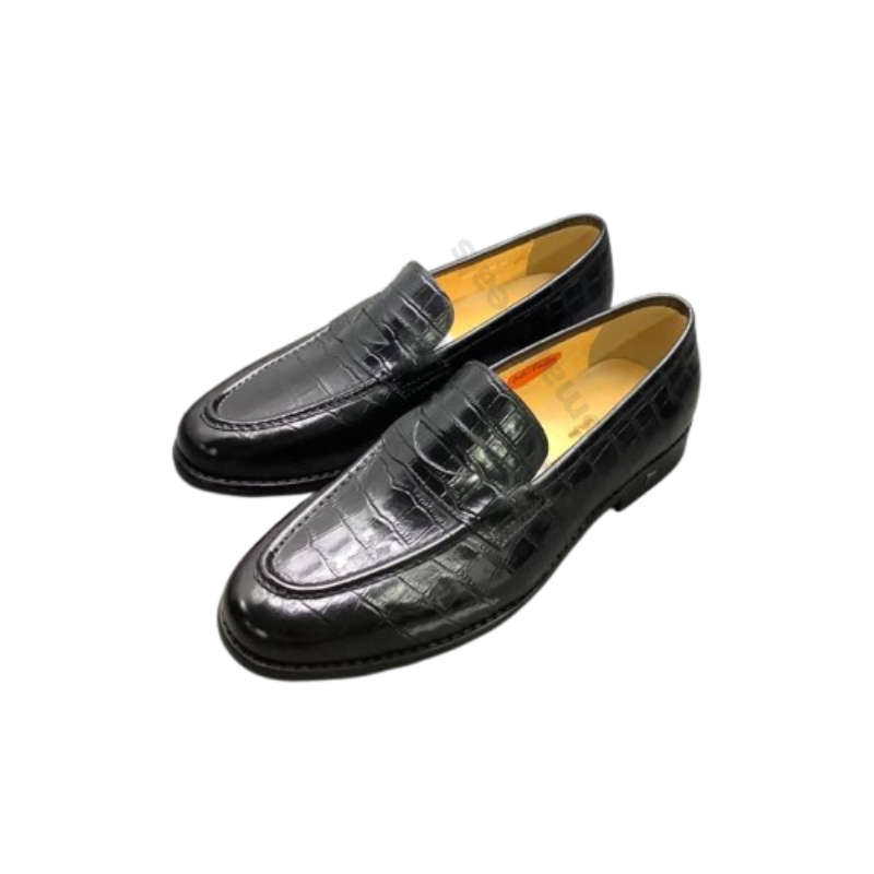 Mocassins J.M. Weston 180 Cuir Café – Luxe Homme