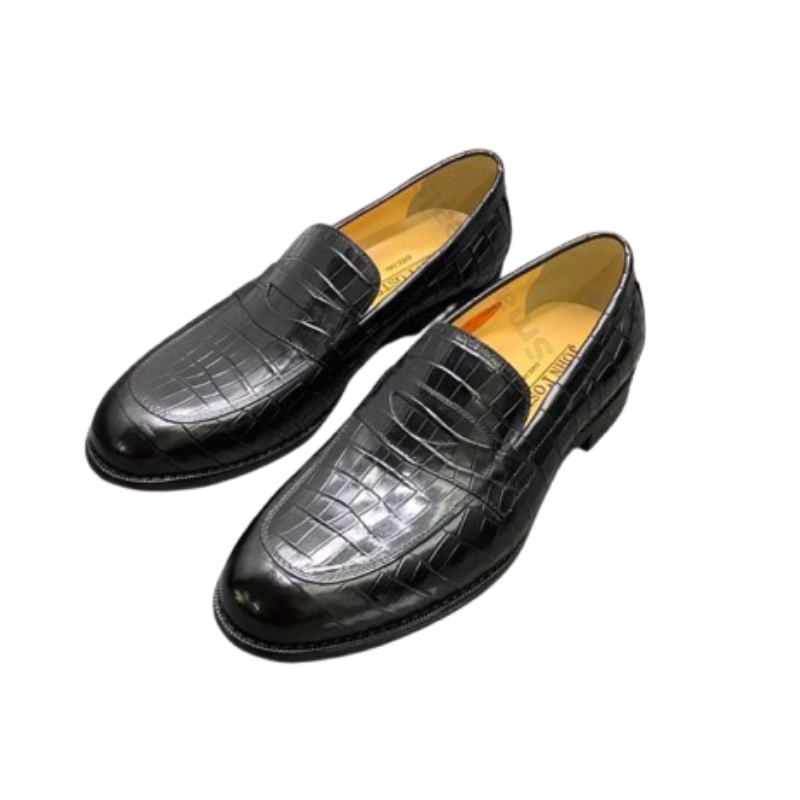 Mocassins J.M. Weston 180 Cuir Café – Luxe Homme