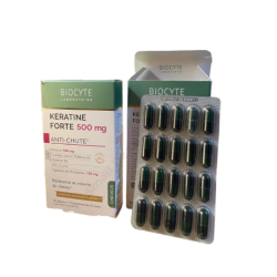 BIOCYTE Kératine Forte Anti-Chute 500 mg – Cheveux forts et résistants