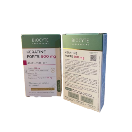 BIOCYTE Kératine Forte Anti-Chute 500 mg – Cheveux forts et résistants