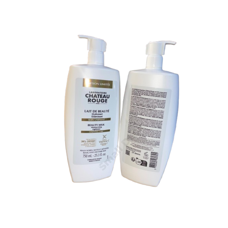 CHÂTEAU ROUGE Lait Éclaircissant 750ml – Hydratation & Éclat Cameroun