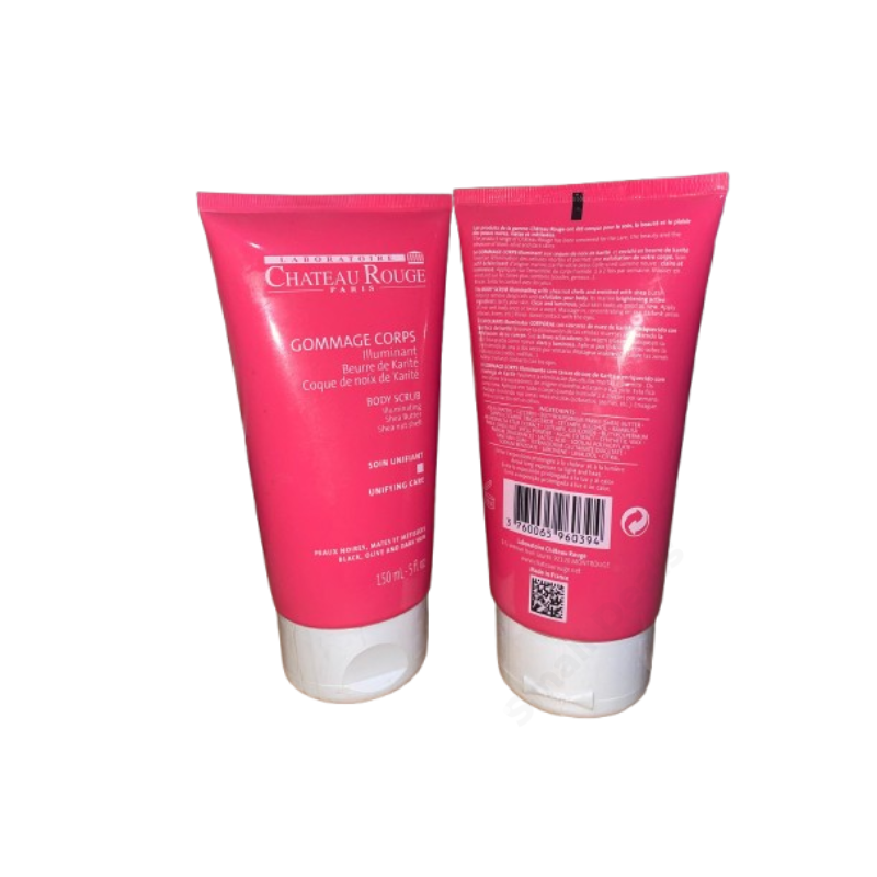CHÂTEAU ROUGE Gommage Corps 150ml – Peau douce et éclatante Cameroun