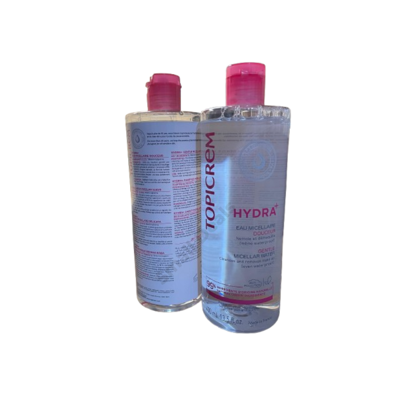 TOPICREM Eau Micellaire Douceur 400ml – Nettoyant visage doux Cameroun