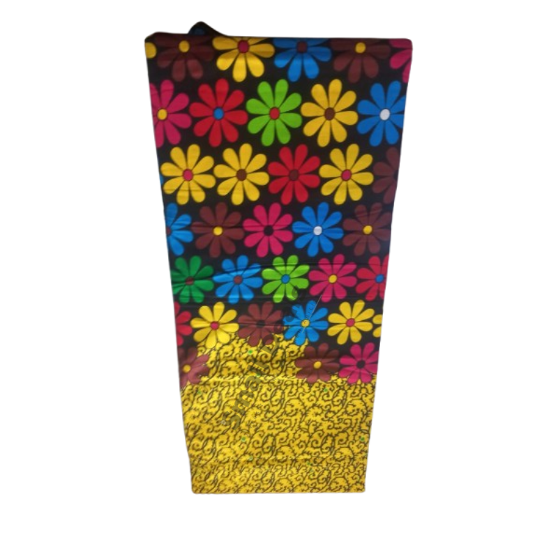 Tissu Ankara FlowerMix Nigeria 6 yards design fleuri