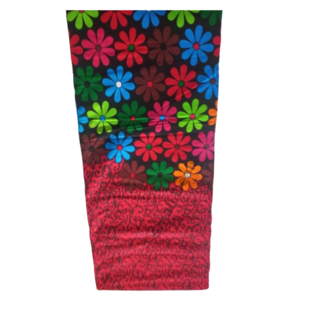 Tissu Ankara FlowerMix Nigeria – 6 Yards – Design Fleuri & Coloré