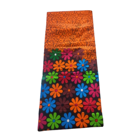 Tissu Ankara FlowerMix Nigeria – 6 Yards – Design Fleuri & Coloré
