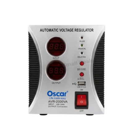 OSCAR Télévision Smart 43 pouces + Régulateur de tension 2000 VA