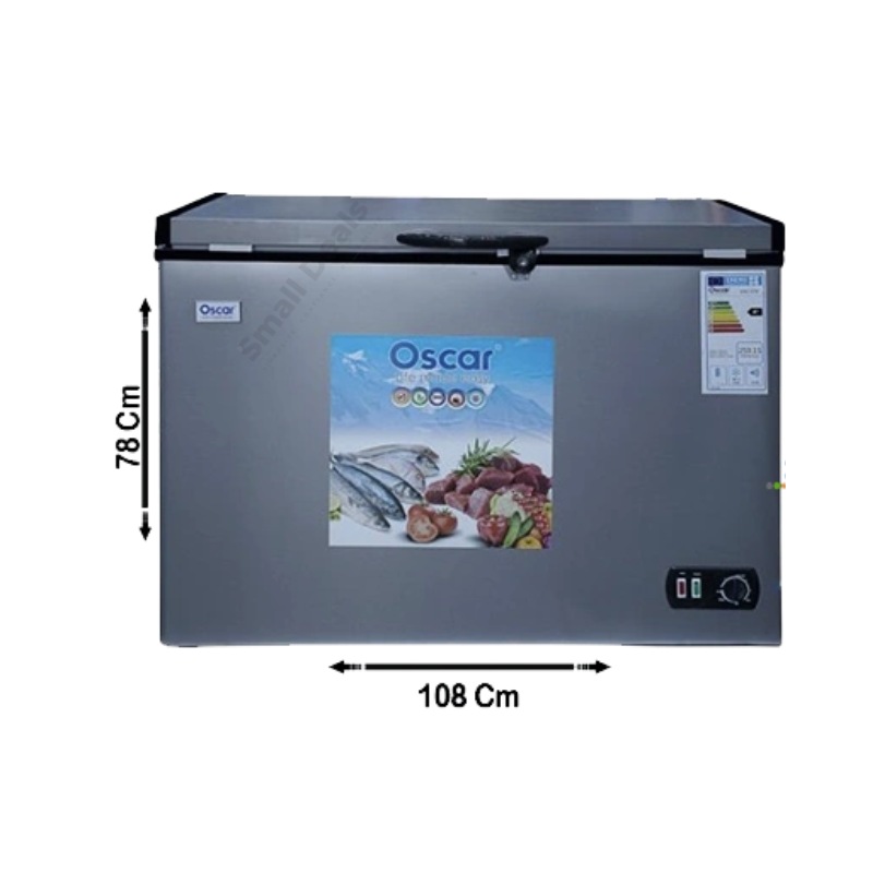 OSCAR Congélateur coffre OSC-380DF 210 Litres No Frost