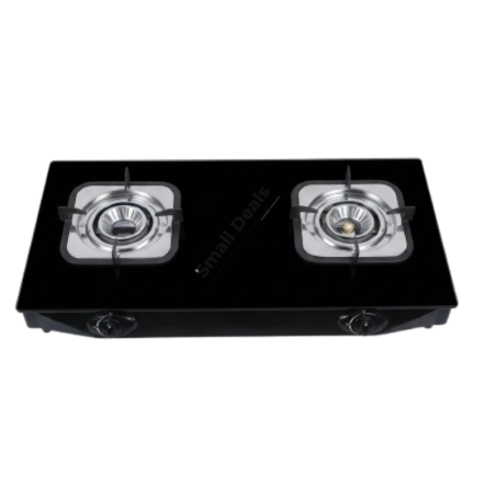 Plaque à gaz vitrée 2 foyers OSC-402