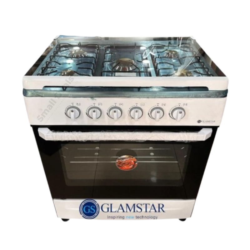 GLAMSTAR Cuisinière à Gaz GGC-80G5E 5 Foyers