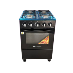 GLAMSTAR cuisinière 50x50 four allumage manuel noire