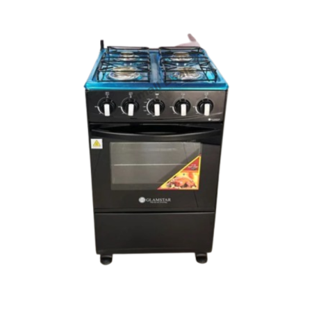 GLAMSTAR cuisinière 50x50 four allumage manuel noire