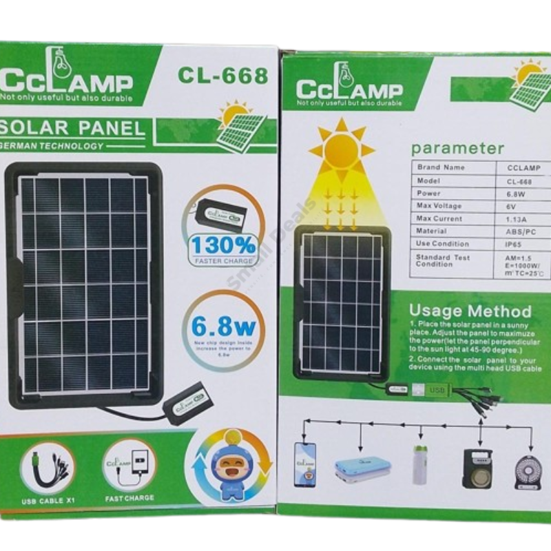 Mini panneau solaire rechargeable