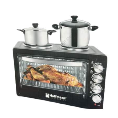 HOFFMANS Mini Oven 55L Hot Plates HM-753 2000W
